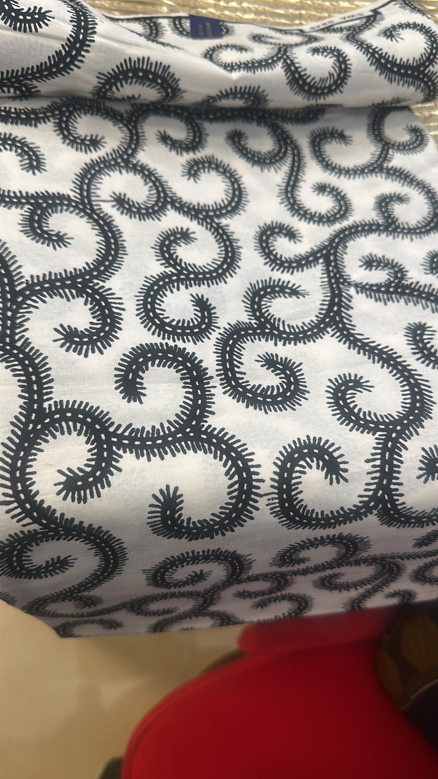 Black and white African print SAF 57