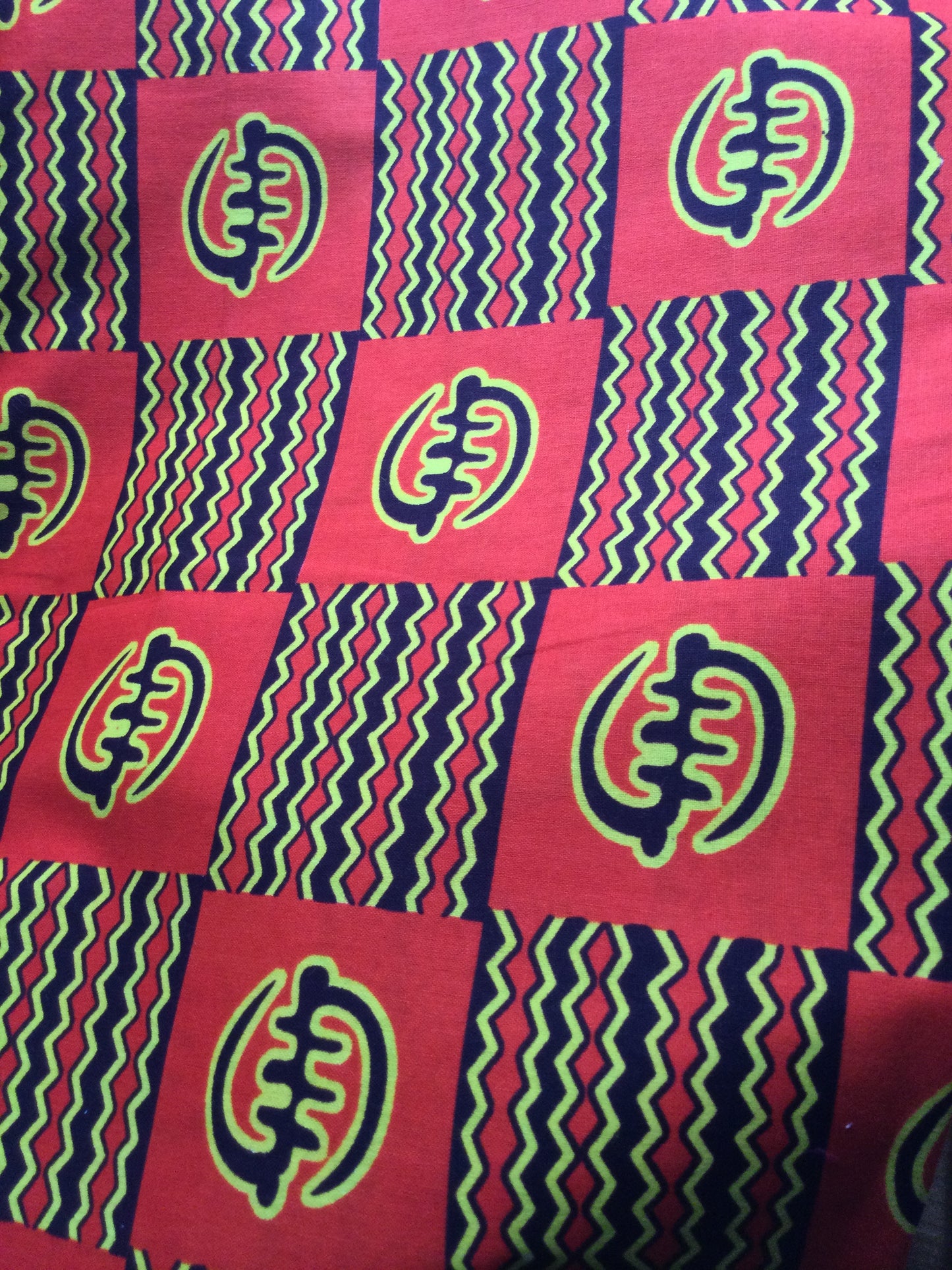 Multi orange African print SAF 39