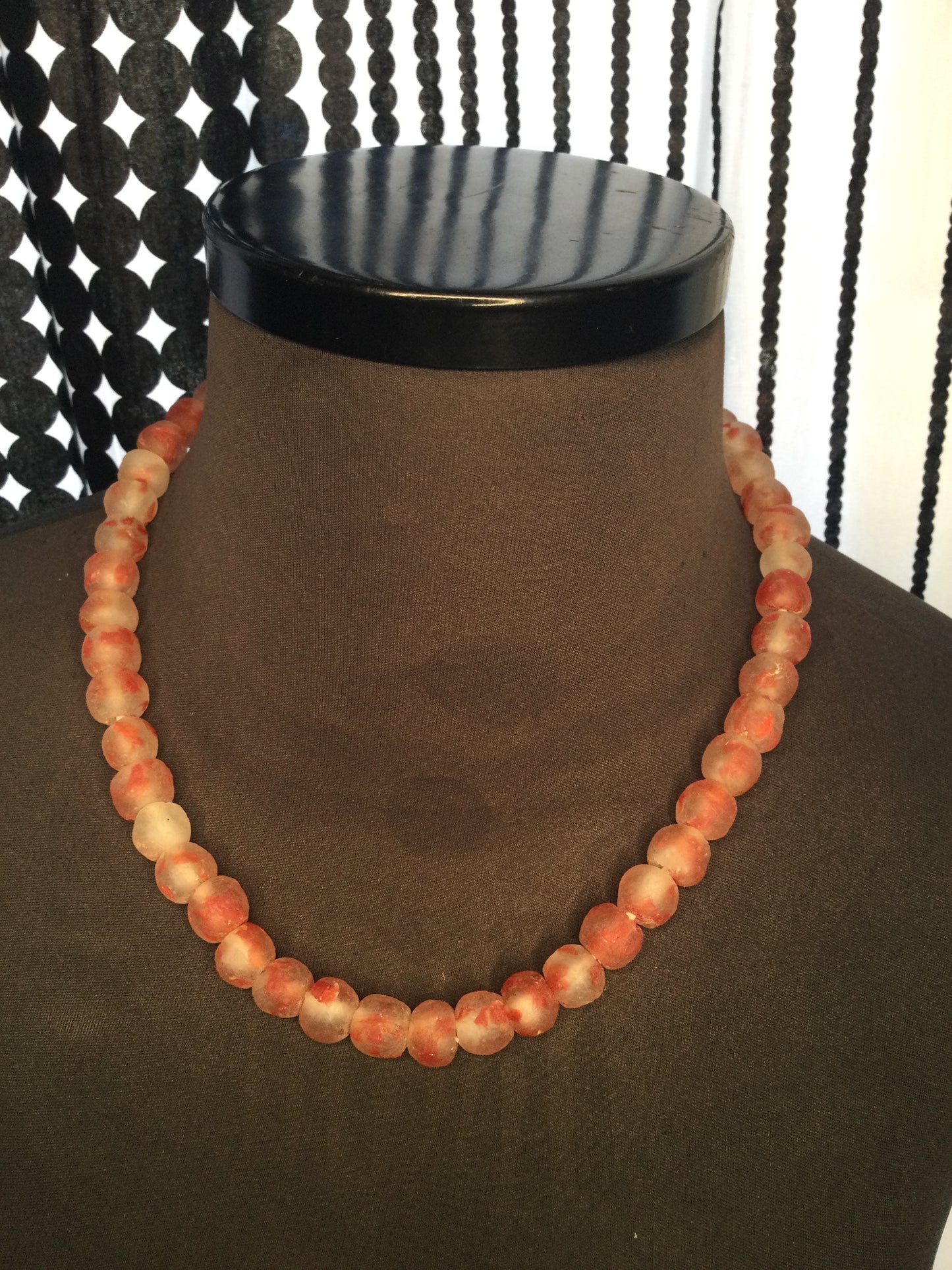 Glass beads necklaces