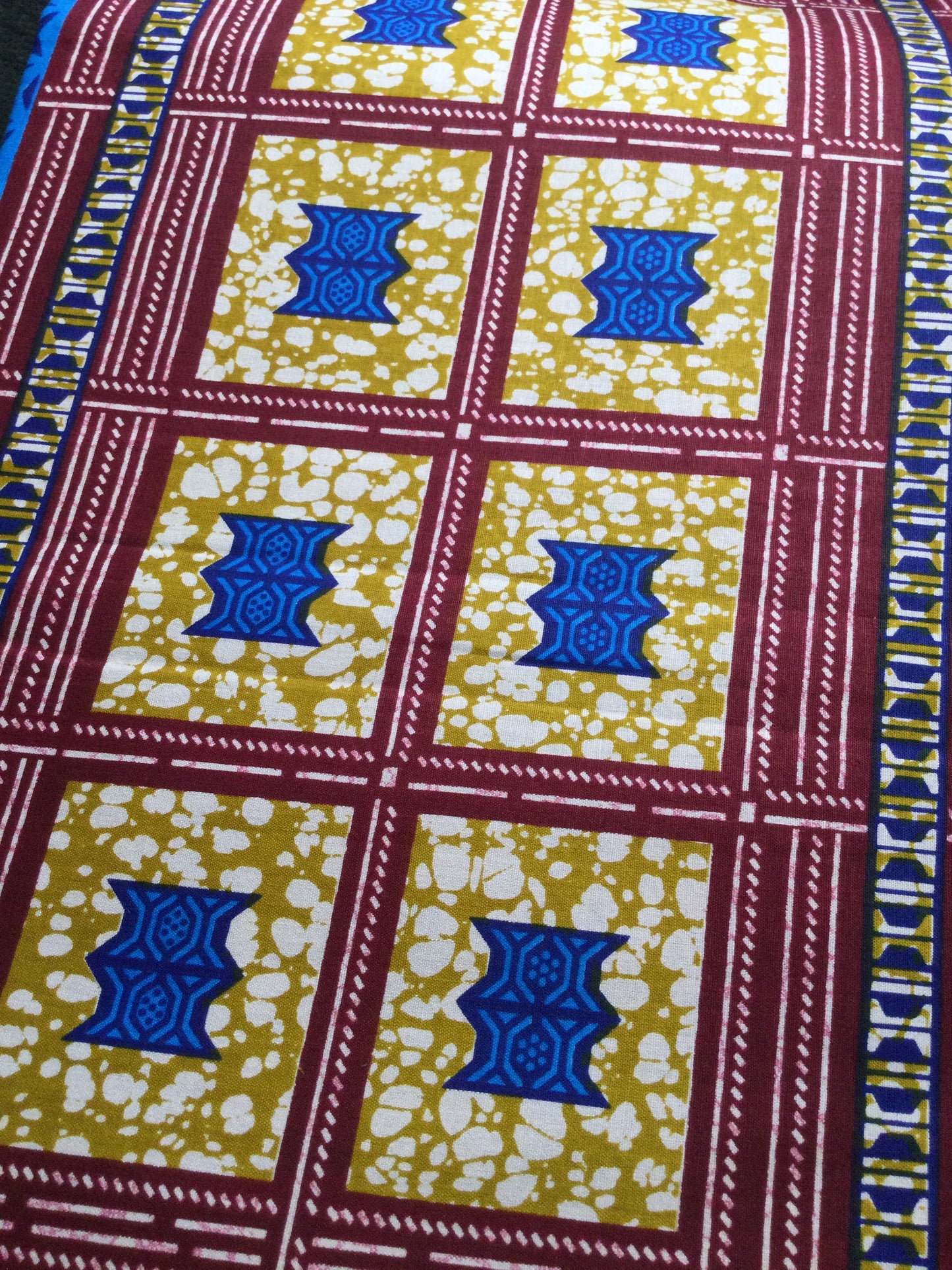Multi brown African print SAF 35