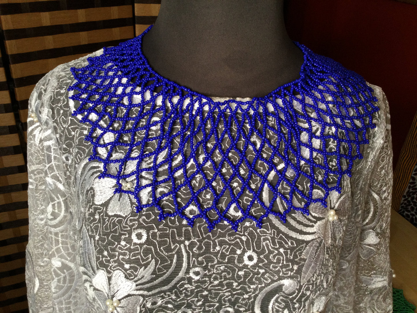 Blue Zulu Shoulder Jewelry
