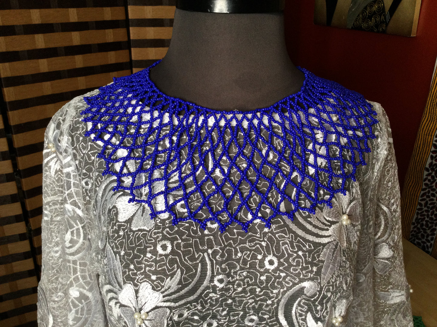 Blue Zulu Shoulder Jewelry
