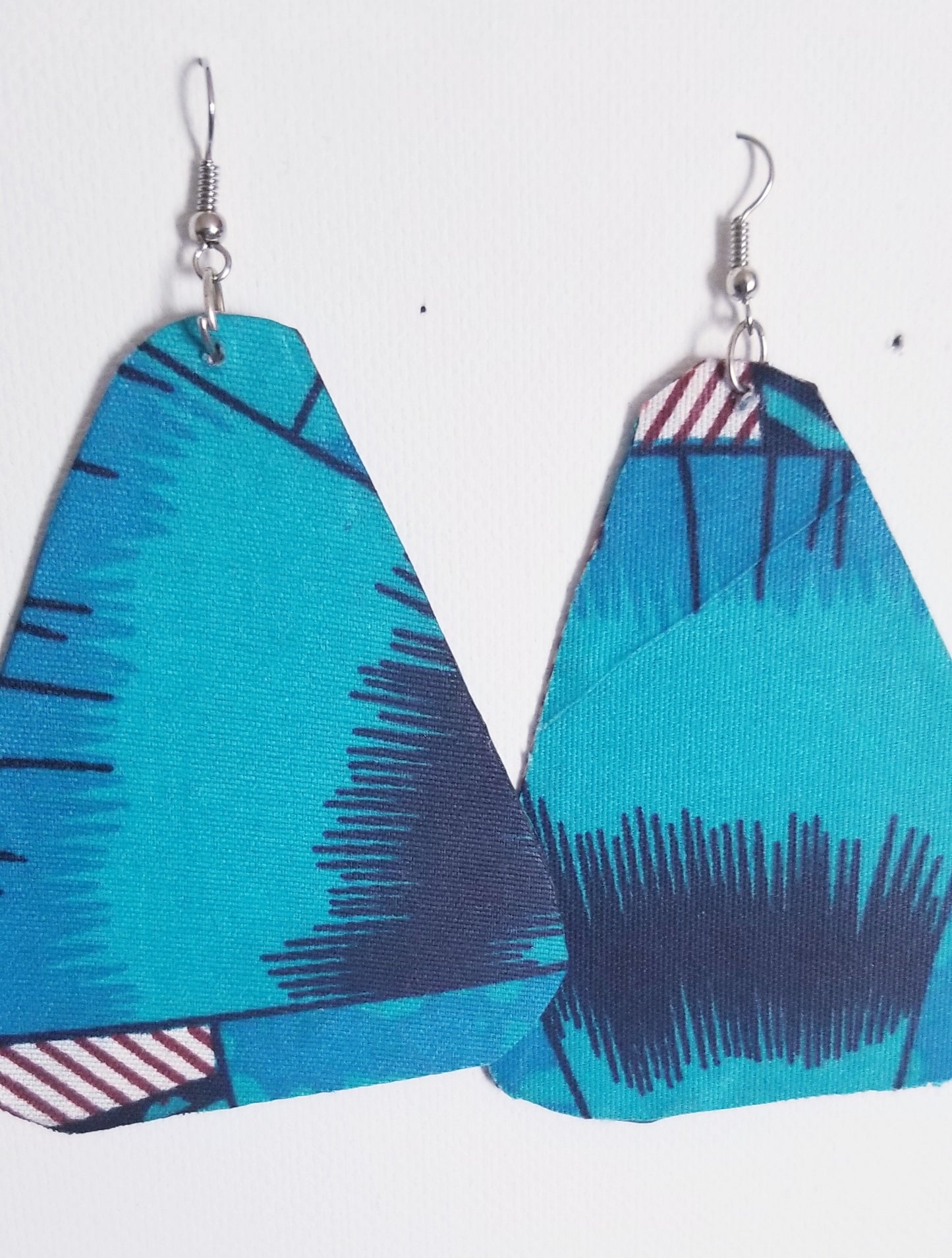 Print Earrings Handmade African Print
