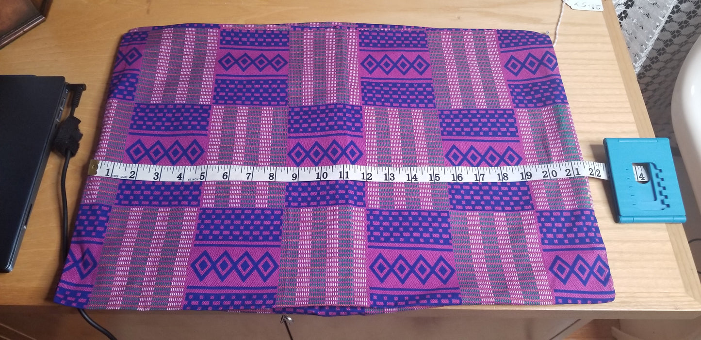 Decorative Kente print. Pillows