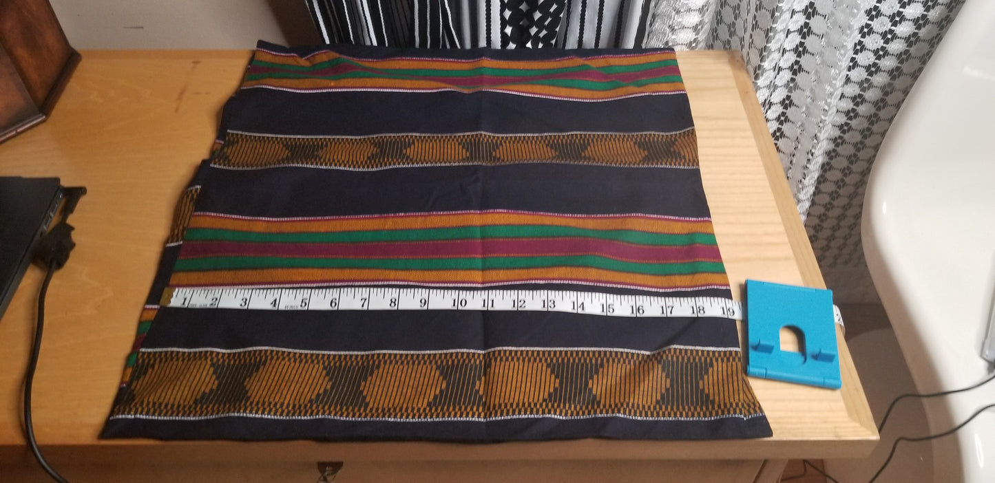 Decorative Kente print. Pillows