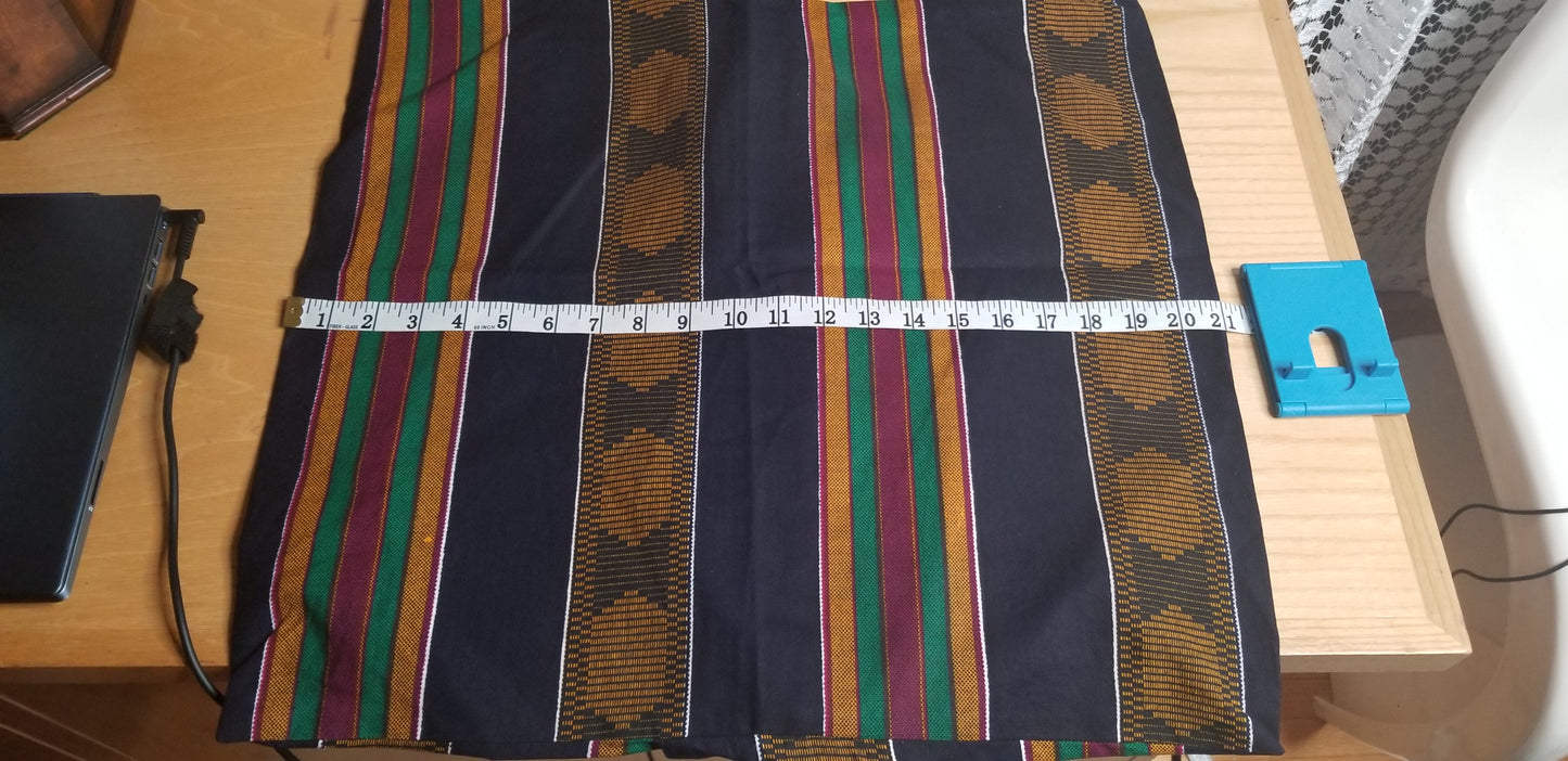 Decorative Kente print. Pillows