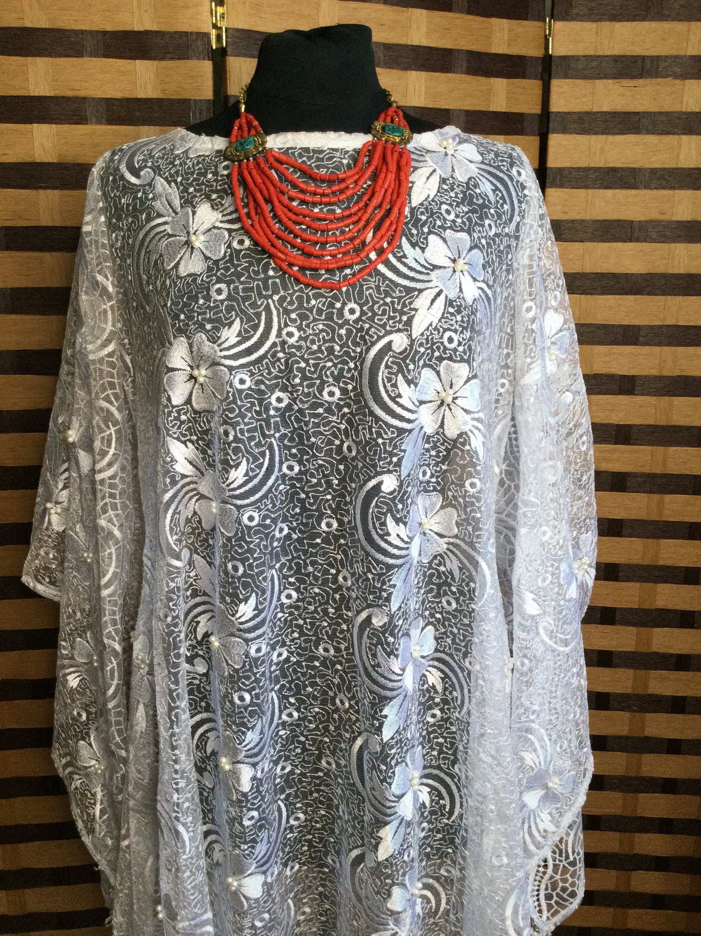 Multi Strand Red Necklace