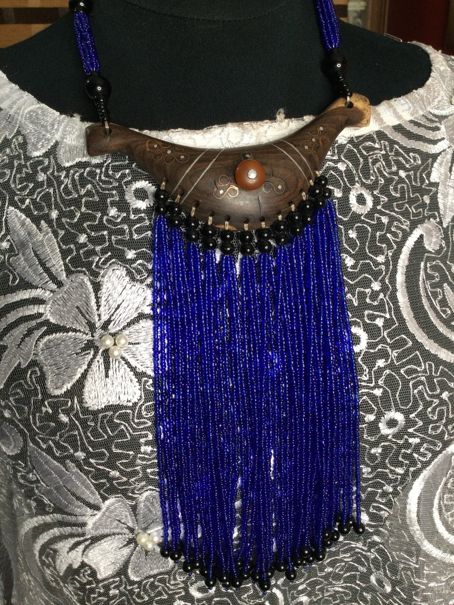 Ewa beaded chocker