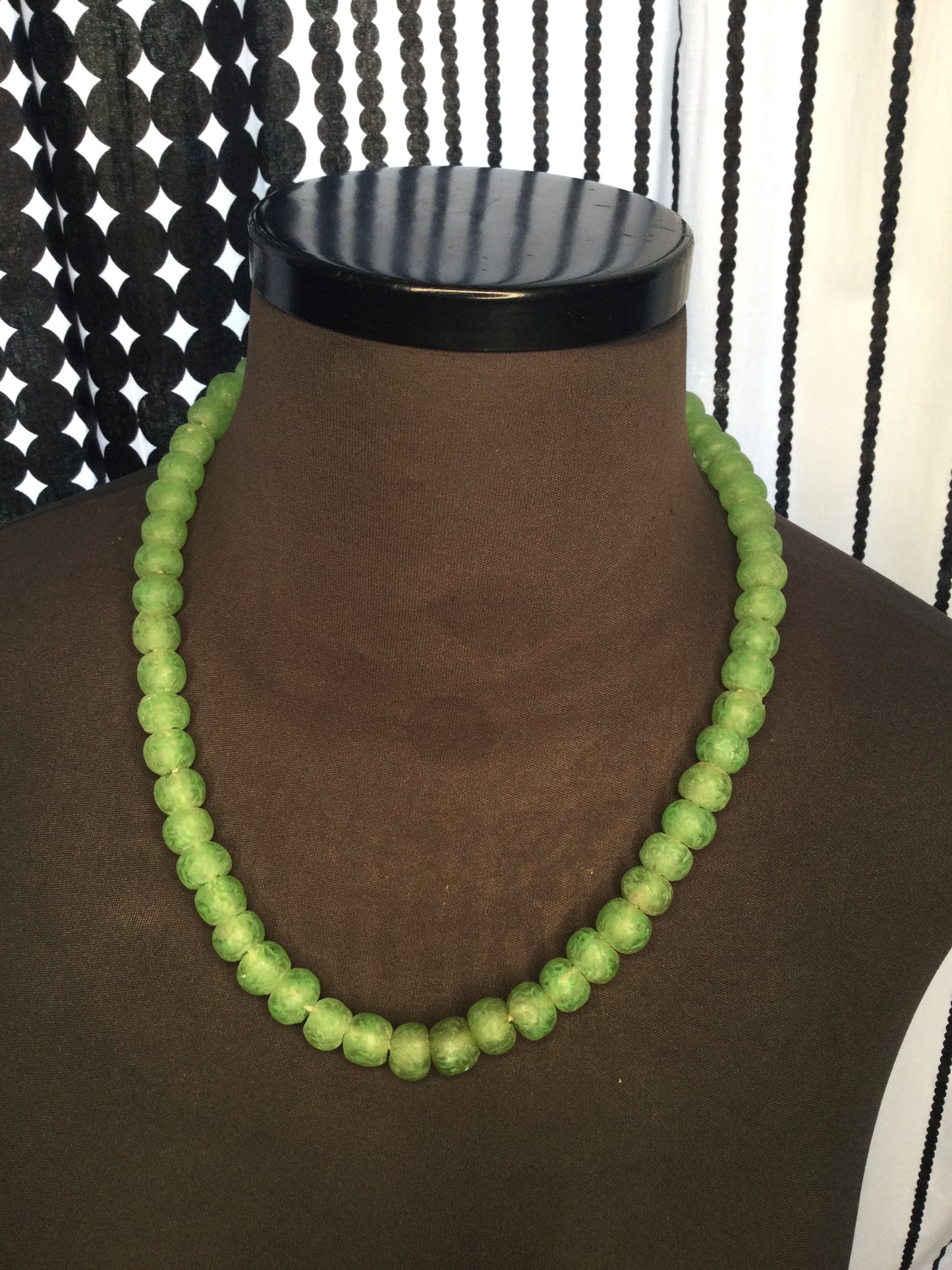 Glass beads necklaces