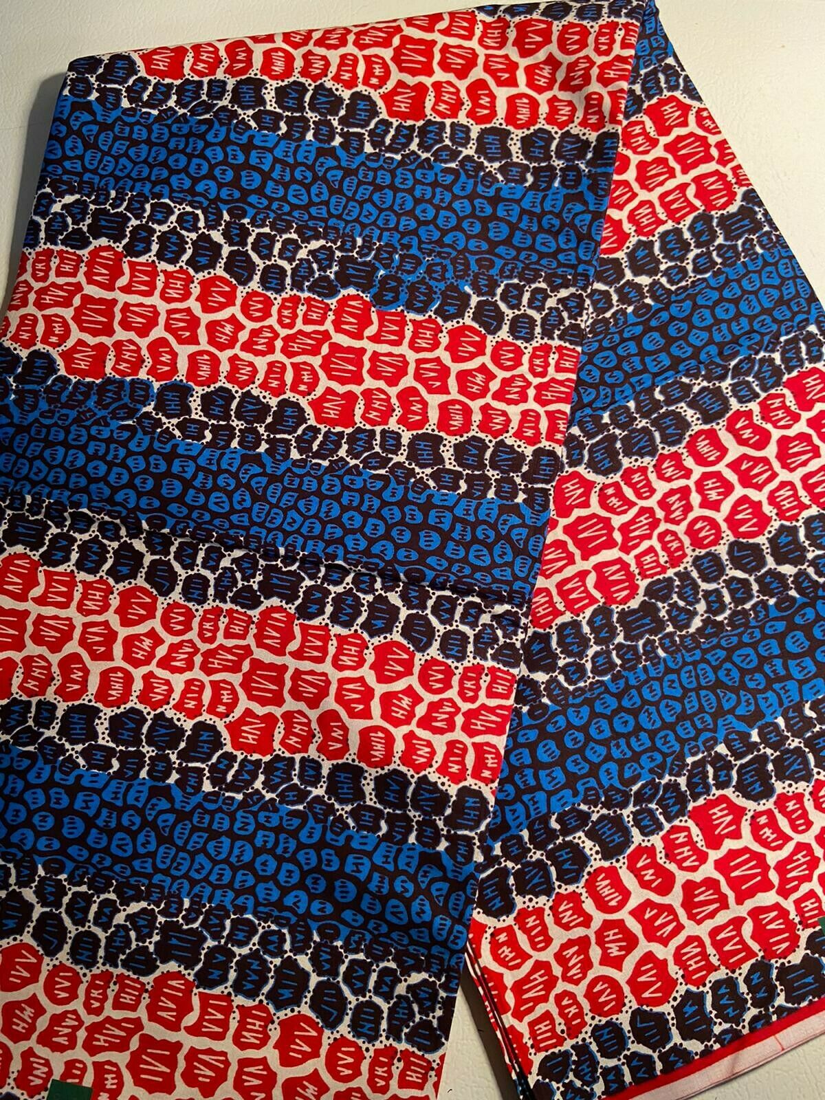 Multi African Print 100% Cotton 6yards bolt