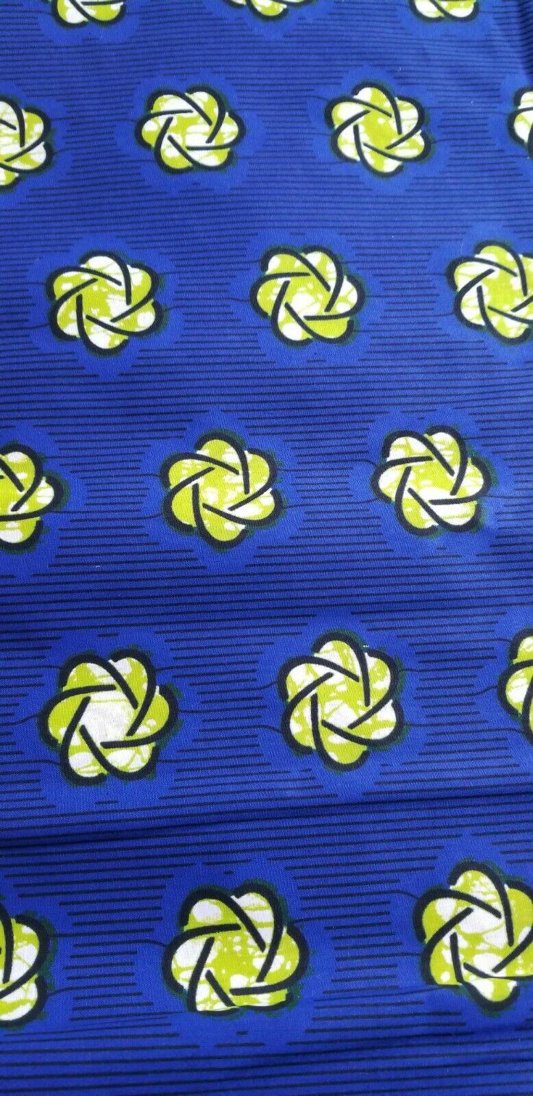 MULTICOLOR African Print 100% Cotton (Obaapa~goodwoman)3yrds ×(44 in.) ~$15.25