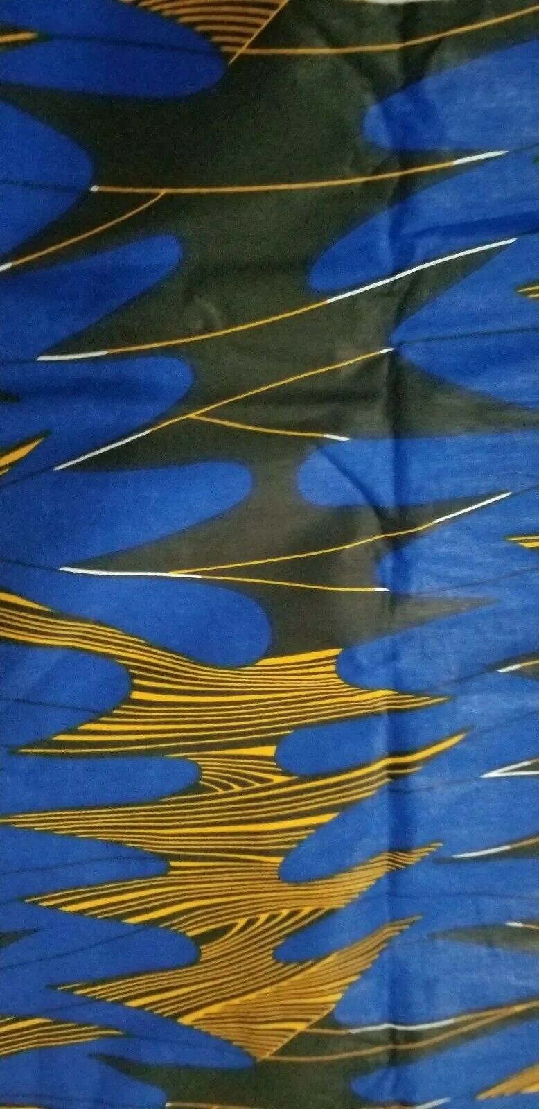 MULTICOLOR African Wax Print 100% Cotton Fabric 3yrds ×(44 in.) ~$15.25