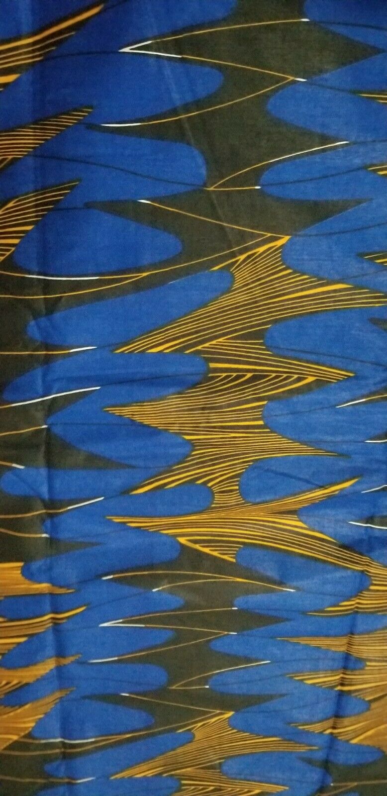 MULTICOLOR African Wax Print 100% Cotton Fabric 3yrds ×(44 in.) ~$15.25