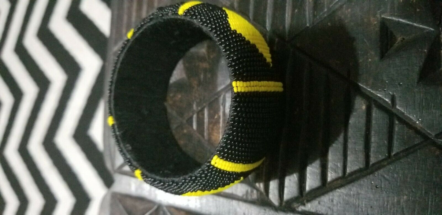 Hand Woven African Zulu Beaded Bangle~ multi ( $12 ea)