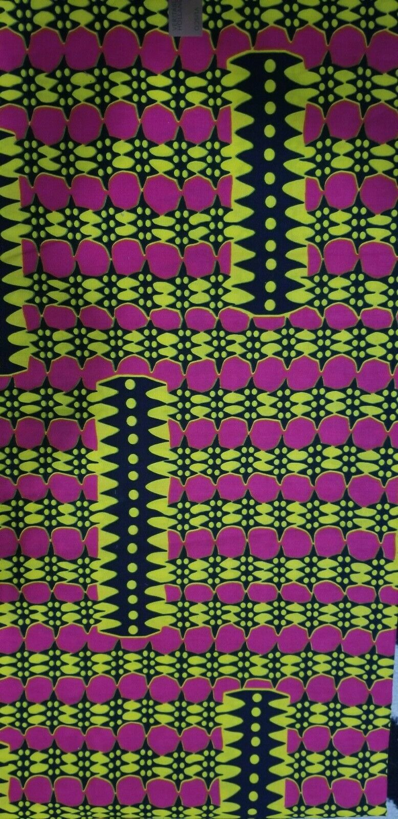 MULTICOLOR African Wax Print 100% Cotton Fabric 3yrds ×(44 in.) ~$16.25