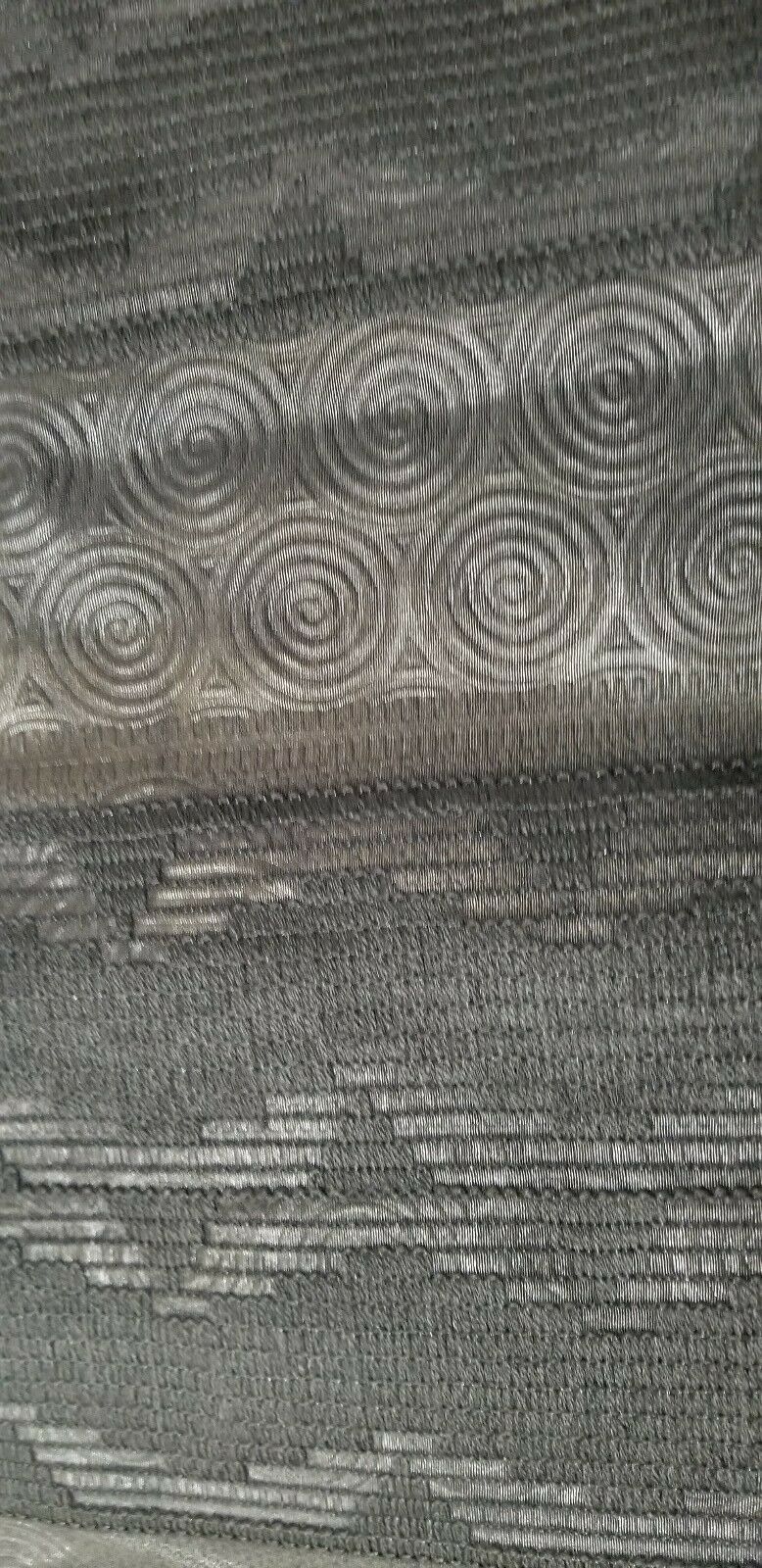 DESIGNER AFRICAN PRINT(Adinkra) IN BLACK 2yds