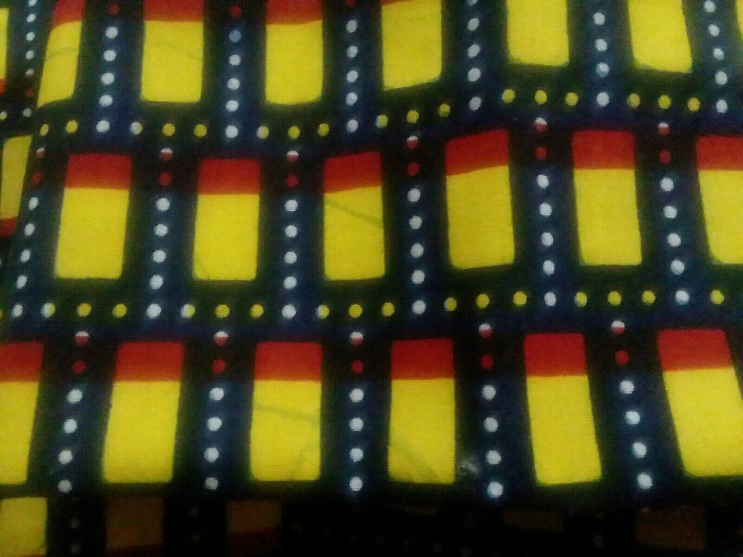 Yellow Cube Designs Multi African Print 37"×15"~$5