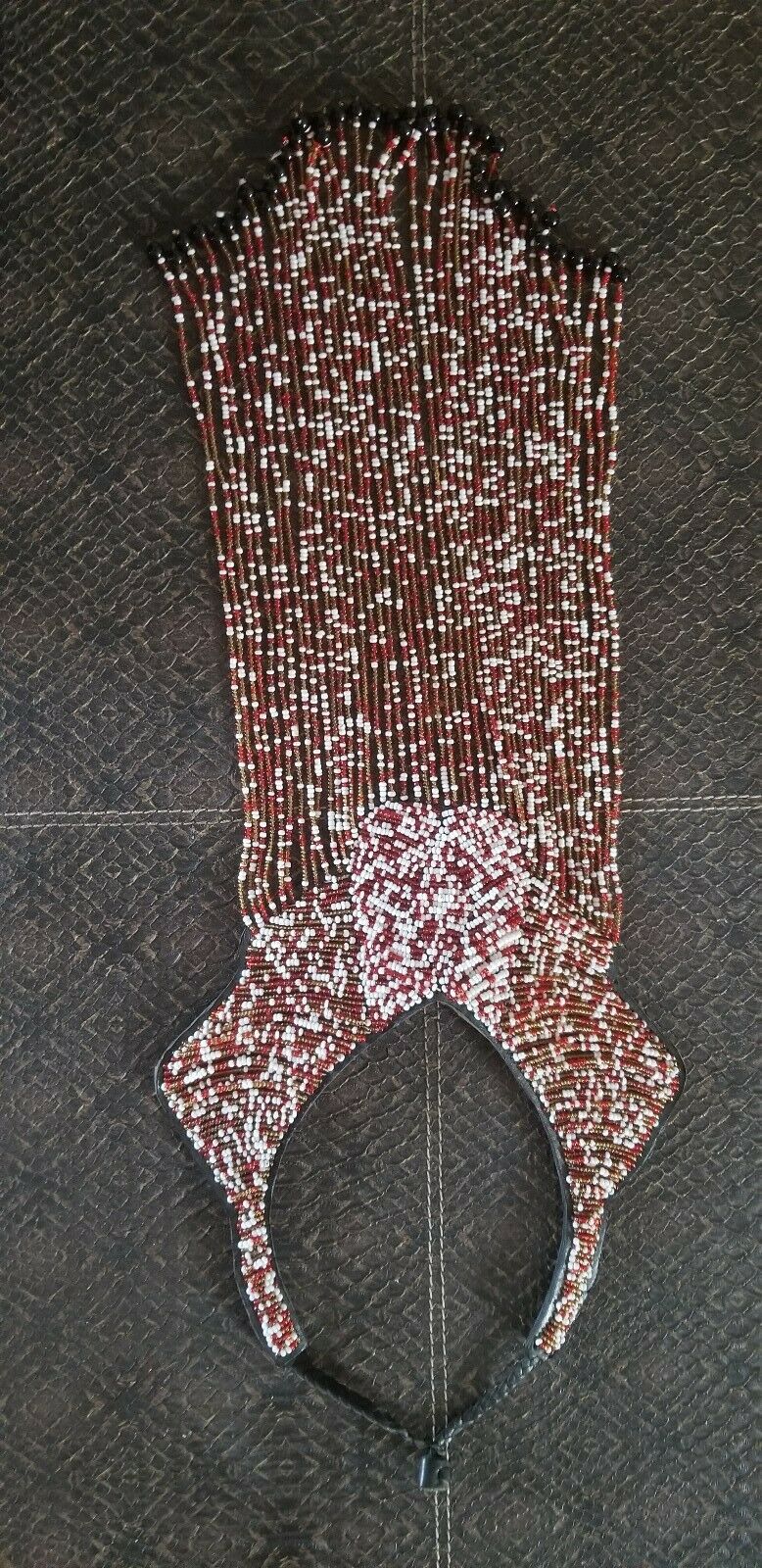 Multi Color South African Necklace Zulu Beaded Statement Necklace