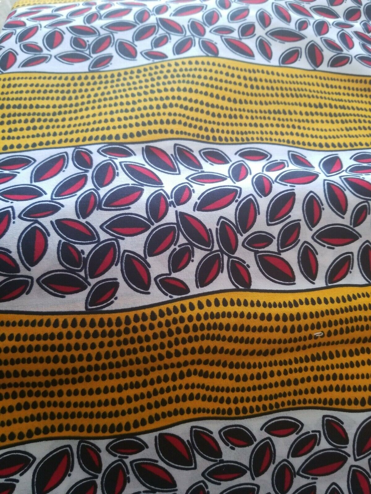 Blue Multi African Print fabric 100% cotton 6 yards