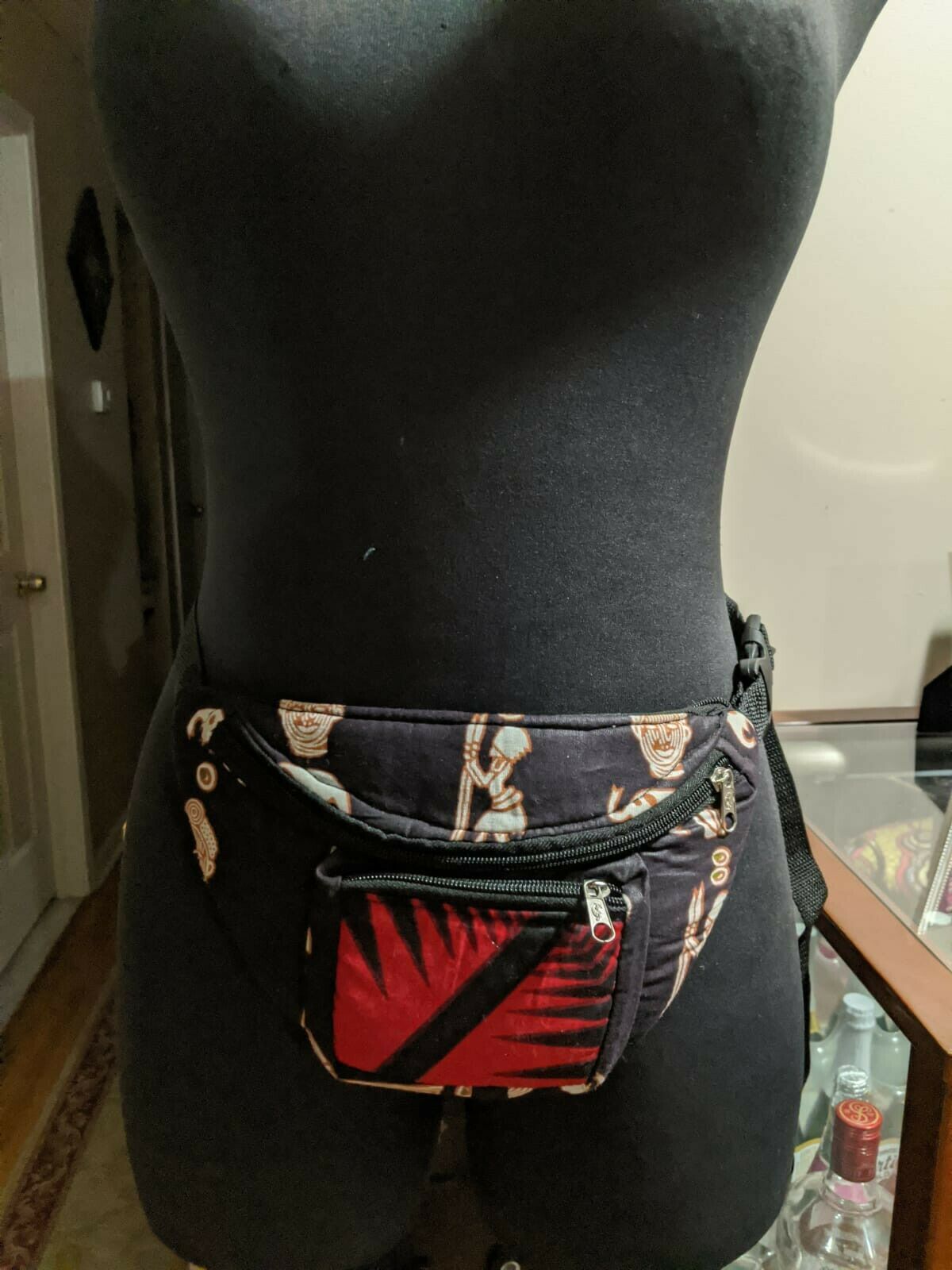 Ankara Kente Fanny Pack Waist Bag Crossbody Pack Waist Bag Bum Pack Hip bag #011