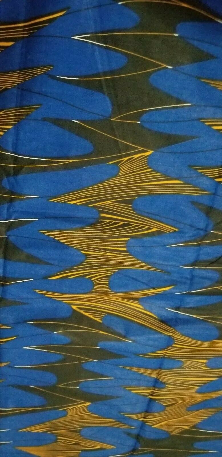MULTICOLOR African Wax Print 100% Cotton Fabric 3yrds ×(44 in.) ~$15.25