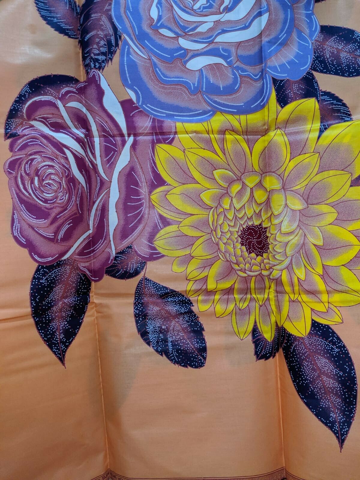 MULTICOLOR African Wax Print 100% Cotton Fabric (44 in.) 3yrds $16