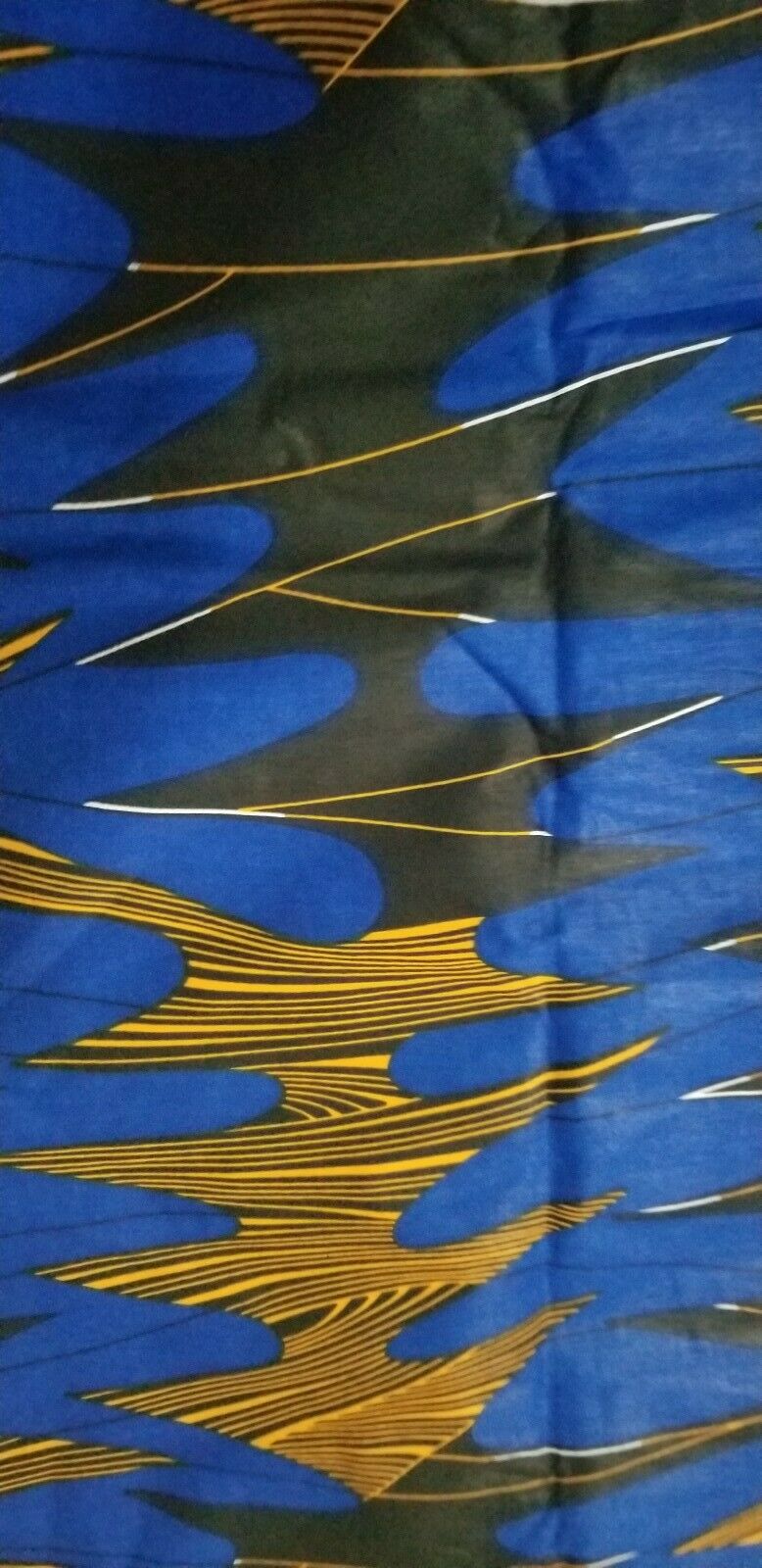 MULTICOLOR African Wax Print 100% Cotton Fabric 3yrds ×(44 in.) ~$15.25