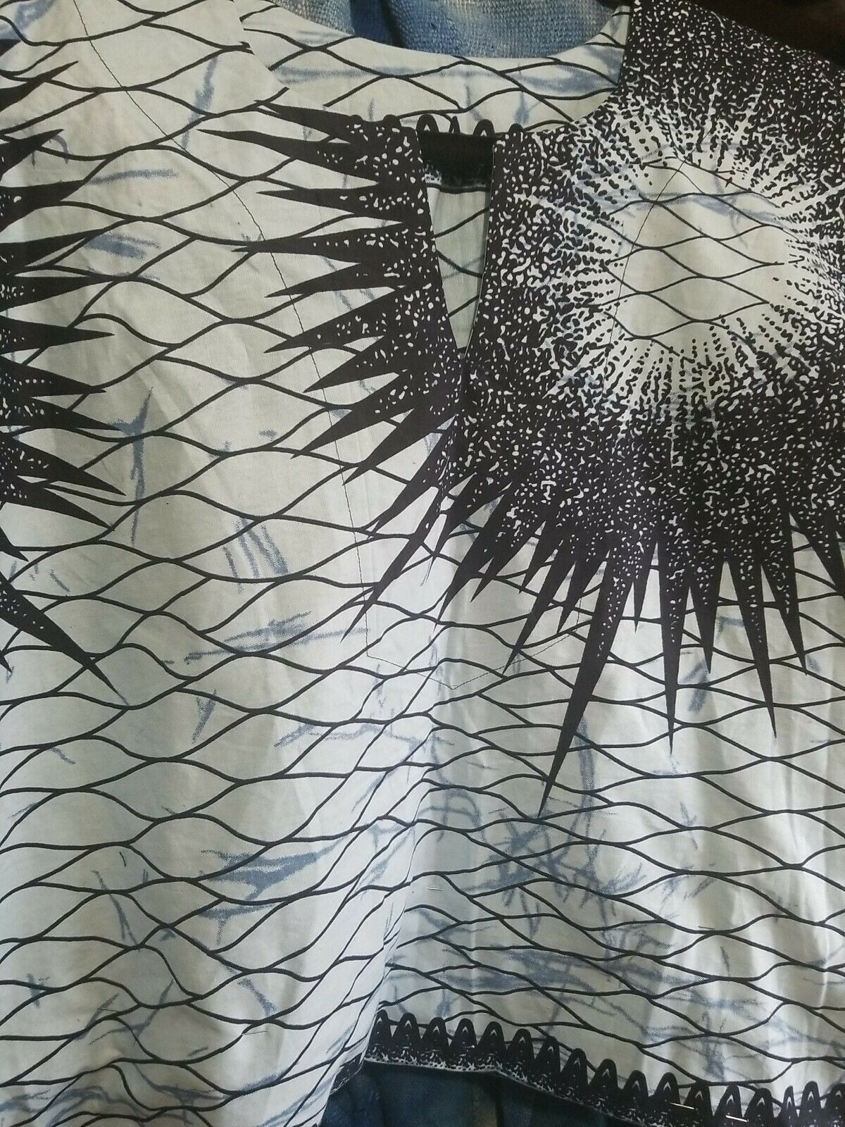 Blue & Navy Multi African Print 100% Cotton 6yards bolt...SALE $25