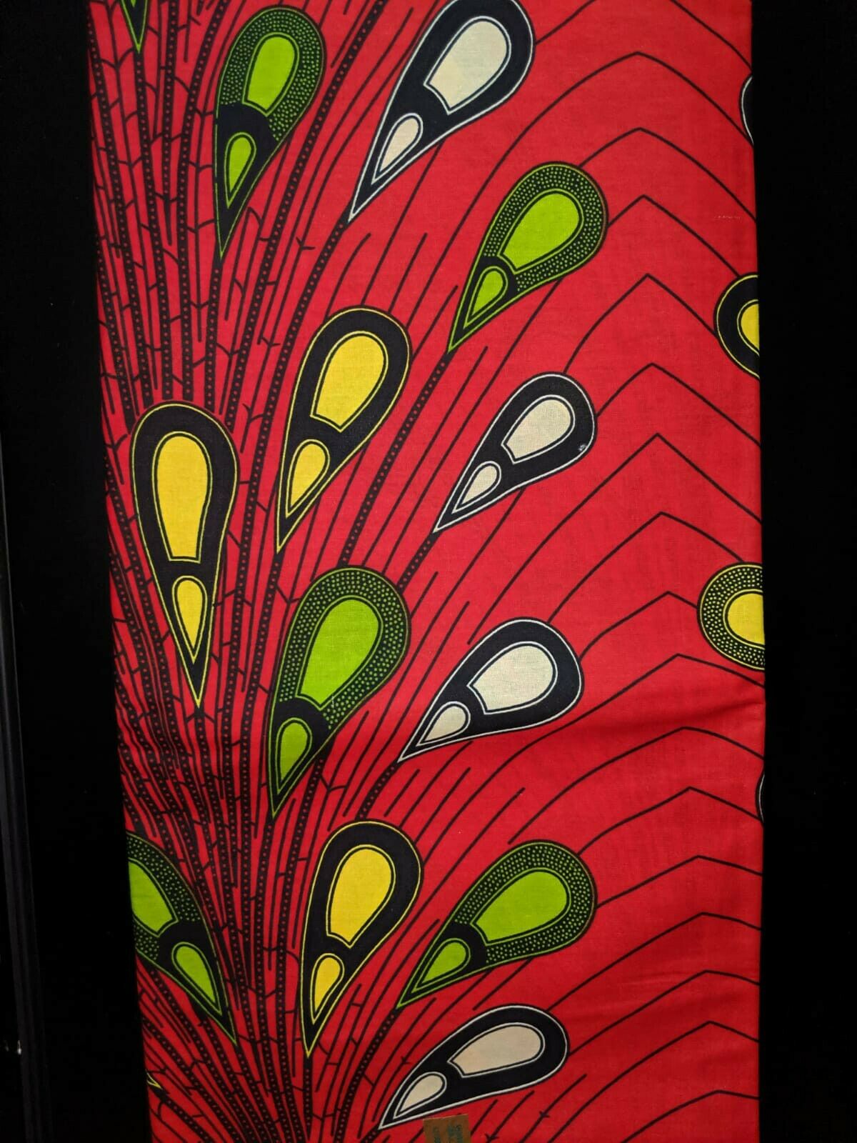 MULTICOLOR African Wax Print 100% Cotton Fabric (44 in.) 3yrds $16