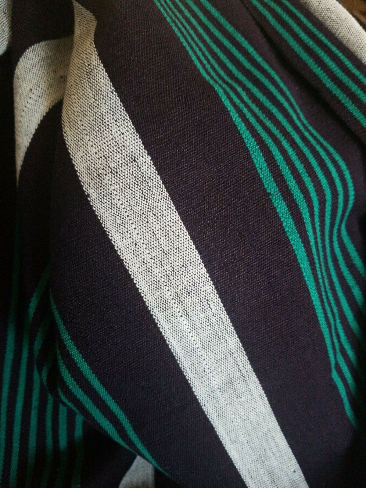 Bamana Fabric in Stripes perfect for scarf, From Mali~67"(1yard &31in )×22"