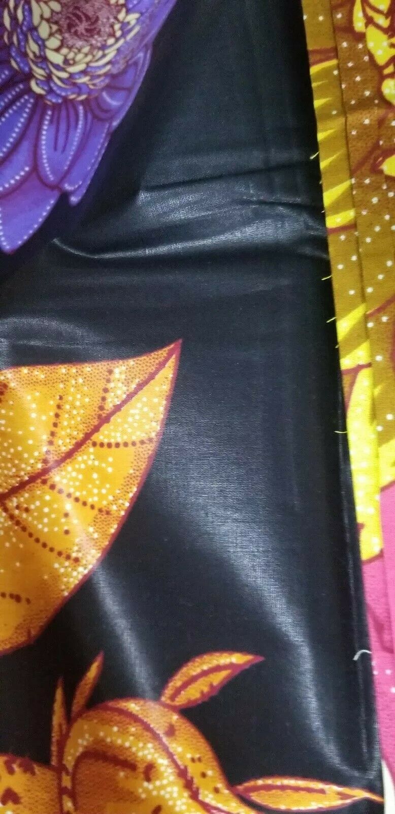 MULTICOLOR African Wax Print 100% Cotton Fabric (44 in.) 3yrds $16