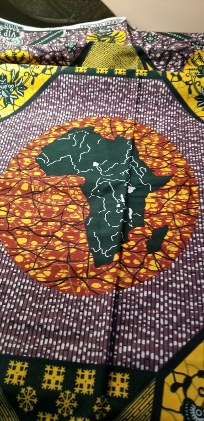 MULTICOLOR African Print100% Cotton 1 yard(44 in.) ~$6.60