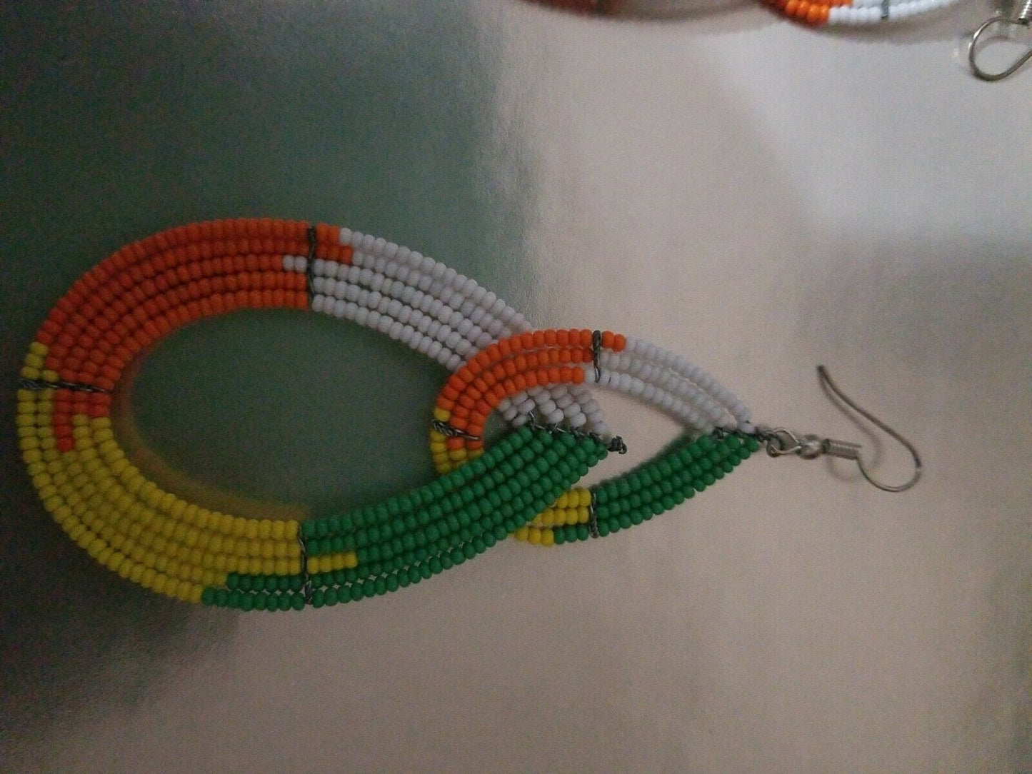 Maasai earrings, masai jewelry all hand made $10