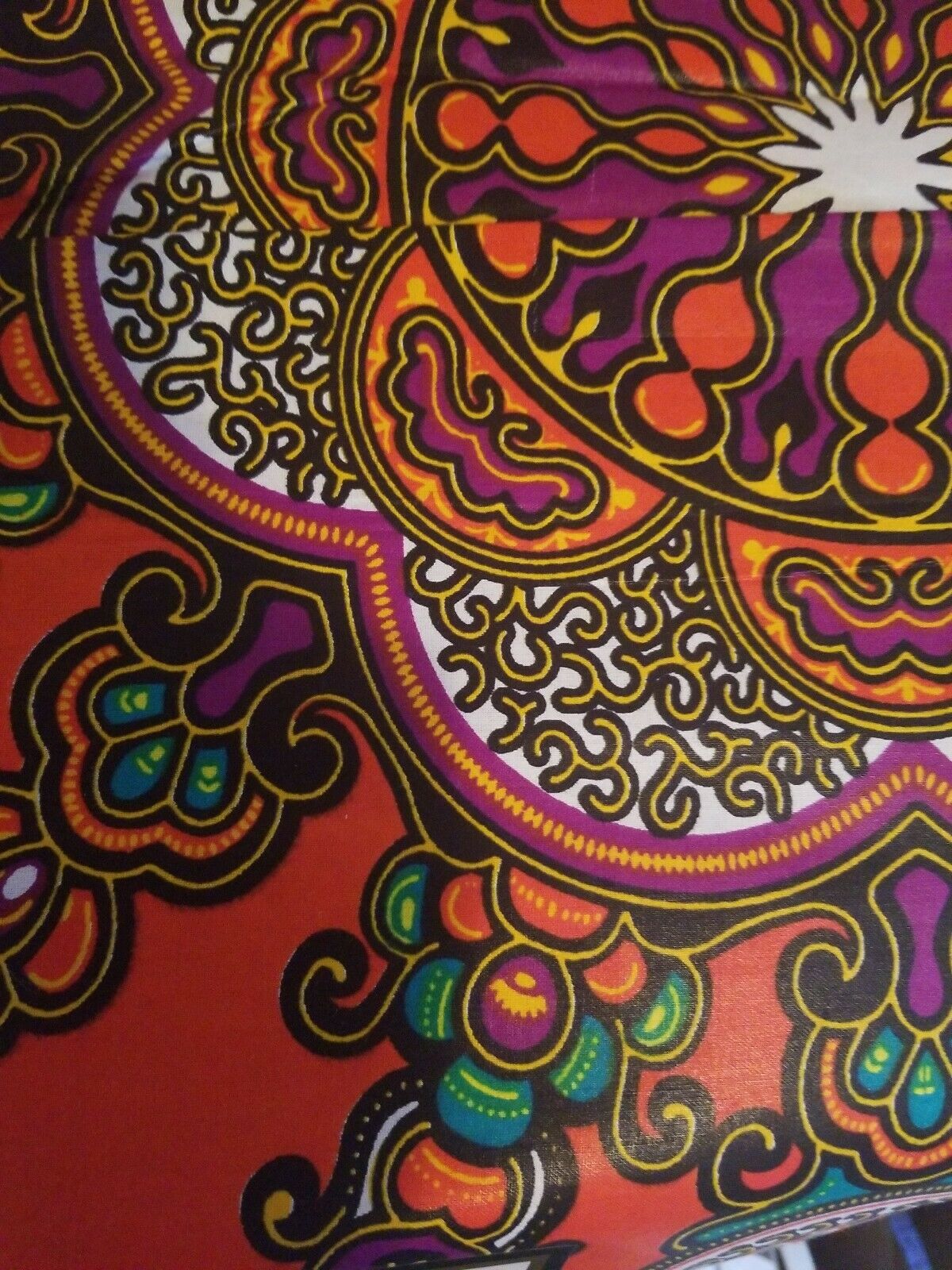 MULTICOLOR African Wax Print 100% Cotton Fabric 6yds ~ $35