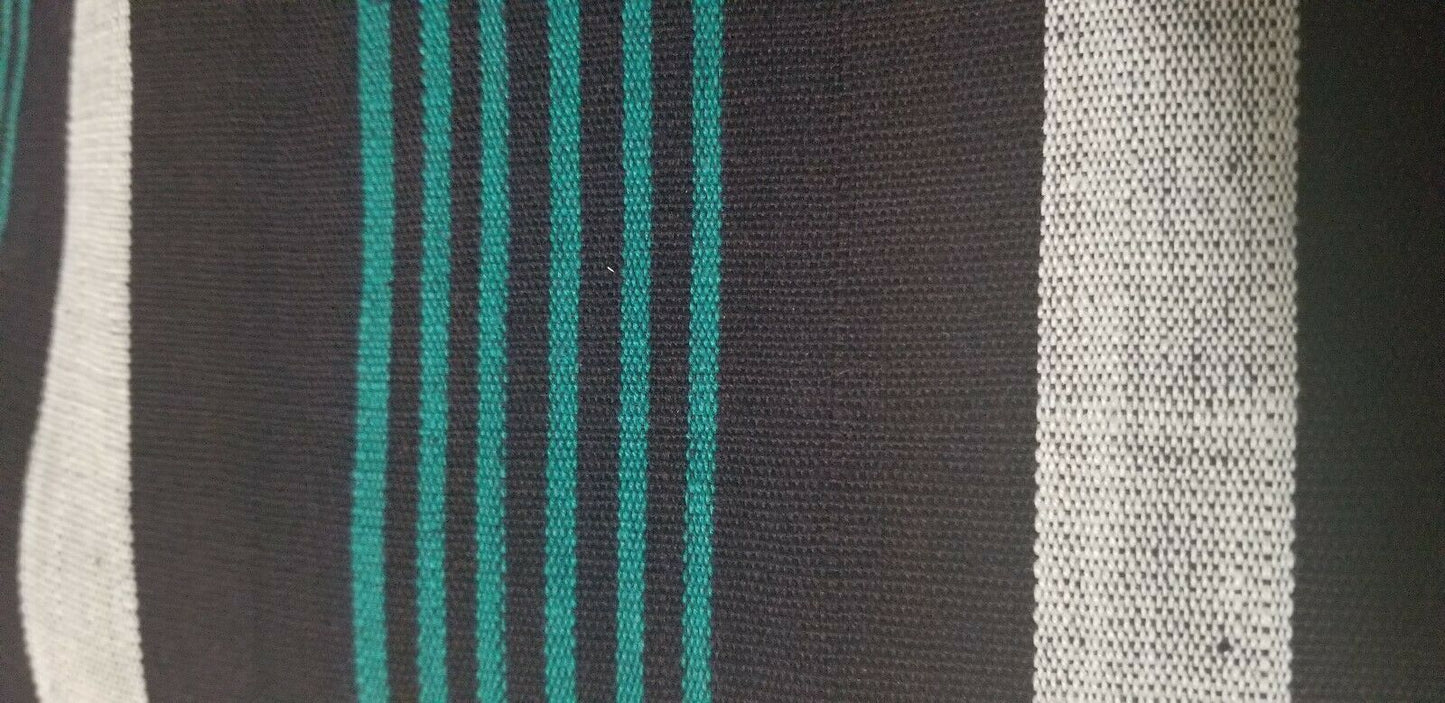 Bamana Fabric in Stripes perfect for scarf, From Mali~67"(1yard &31in )×22"