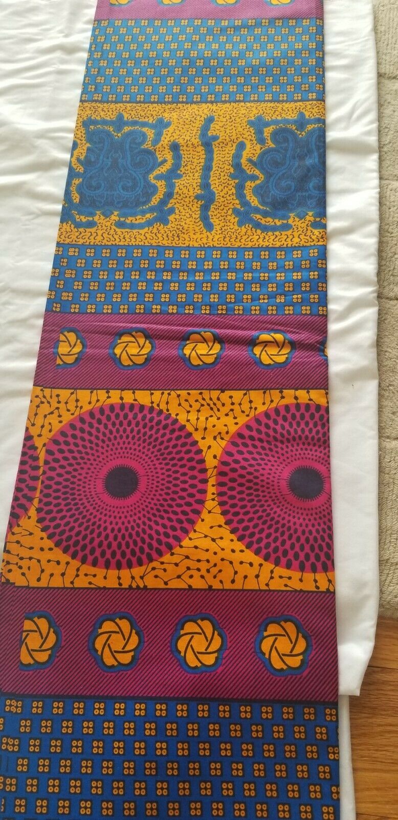 Purple and Green African Print 100% Cotton 6yards bolt...SALE $25