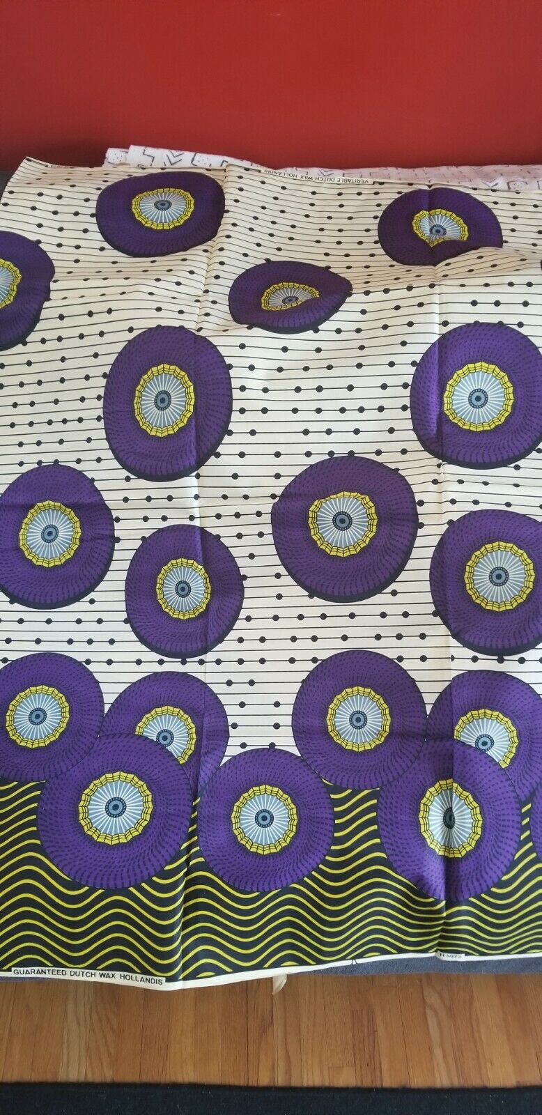 Blue Multi African Print fabric 100% cotton 6 yards