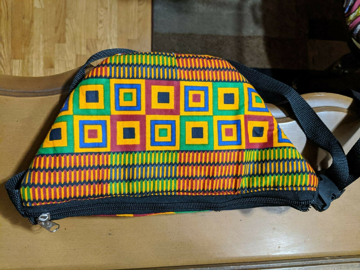 Ankara Kente Fanny Pack Waist Bag Crossbody Pack Waist Bag Bum Pack Hip bag #015