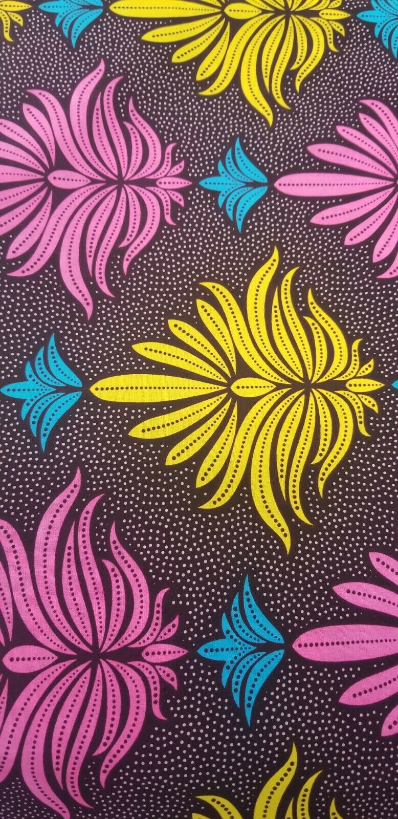 Multi Yellow African Print~6yards$35
