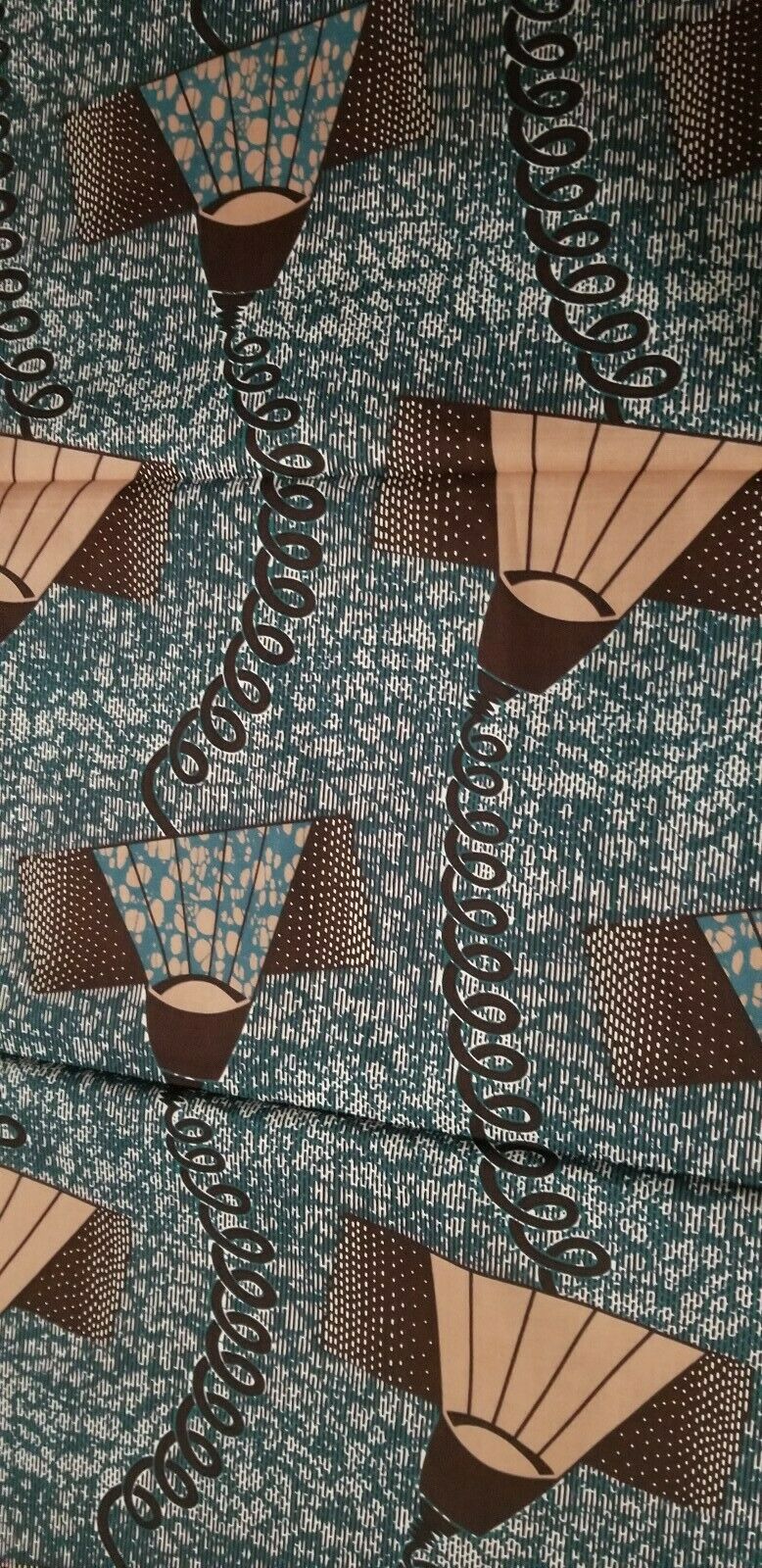 MULTICOLOR African Wax Print 100% Cotton Fabric 3yrds ×(44 in.) ~$16