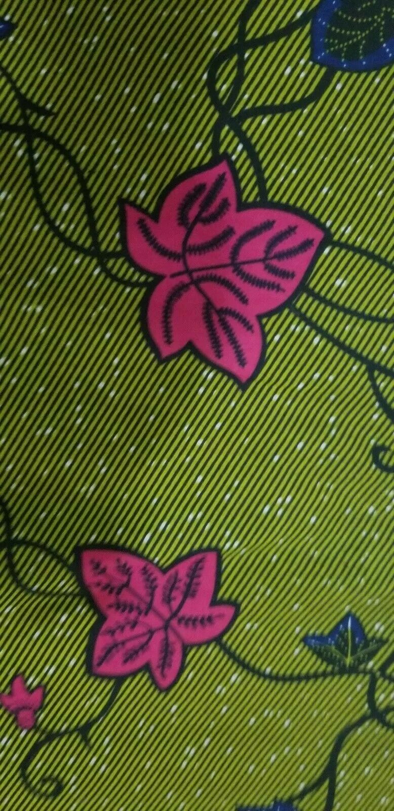 MULTICOLOR African Wax Print 100% Cotton Fabric 3yrds ×(44 in.) ~$16.25