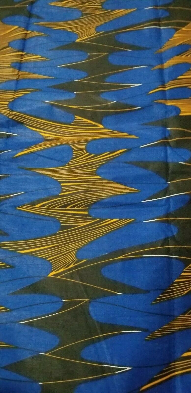 MULTICOLOR African Wax Print 100% Cotton Fabric 3yrds ×(44 in.) ~$15.25