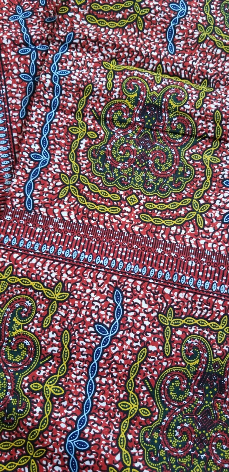 MULTICOLOR African Print 100% Cotton (turtle~reselience)3yrds ×(44 in.) ~$15.25