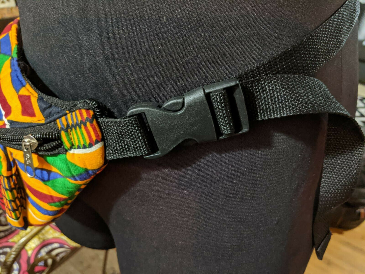 Ankara Kente Fanny Pack Waist Bag Crossbody Pack Waist Bag Bum Pack Hip bag #012