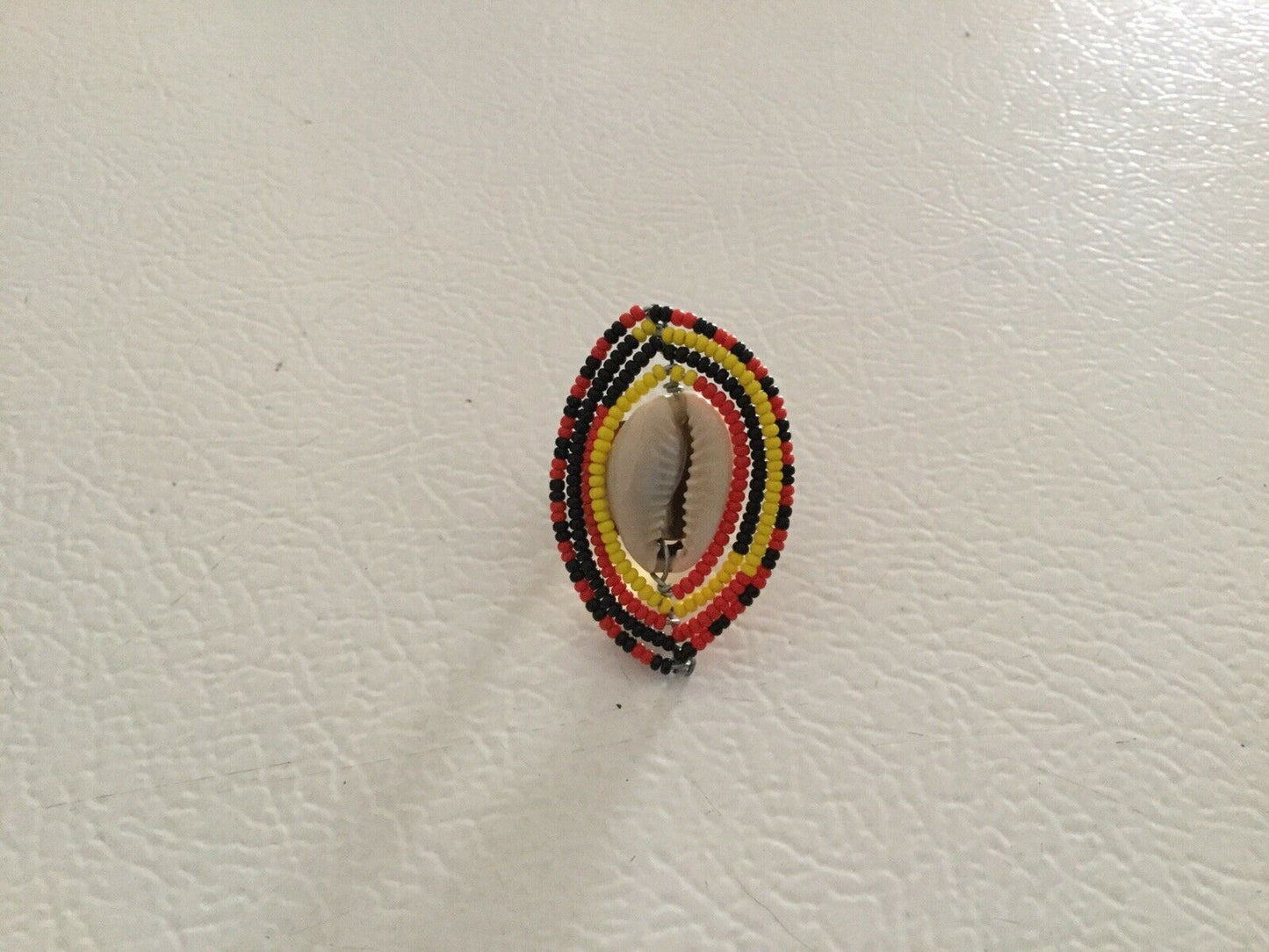 Cowrie Shell Ring Natural Shell BrassJewellery Adjustable-make Your Selection