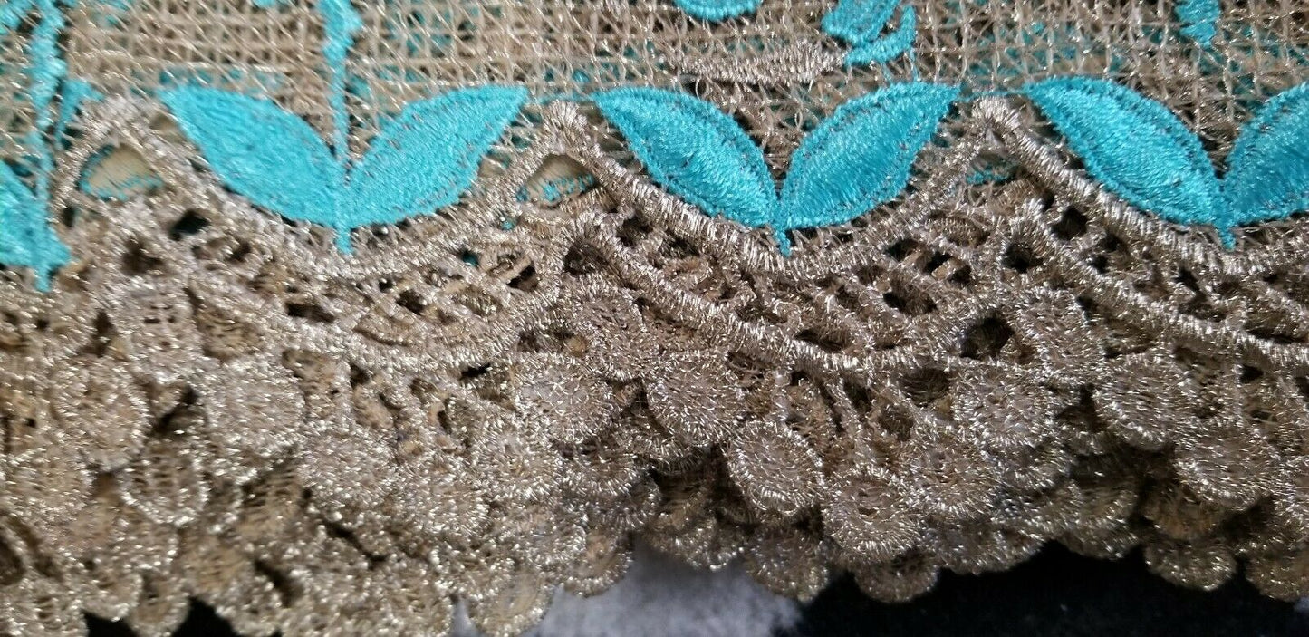 Green Multi Color African Print. Lace over Print Design ..$12.50 per yard