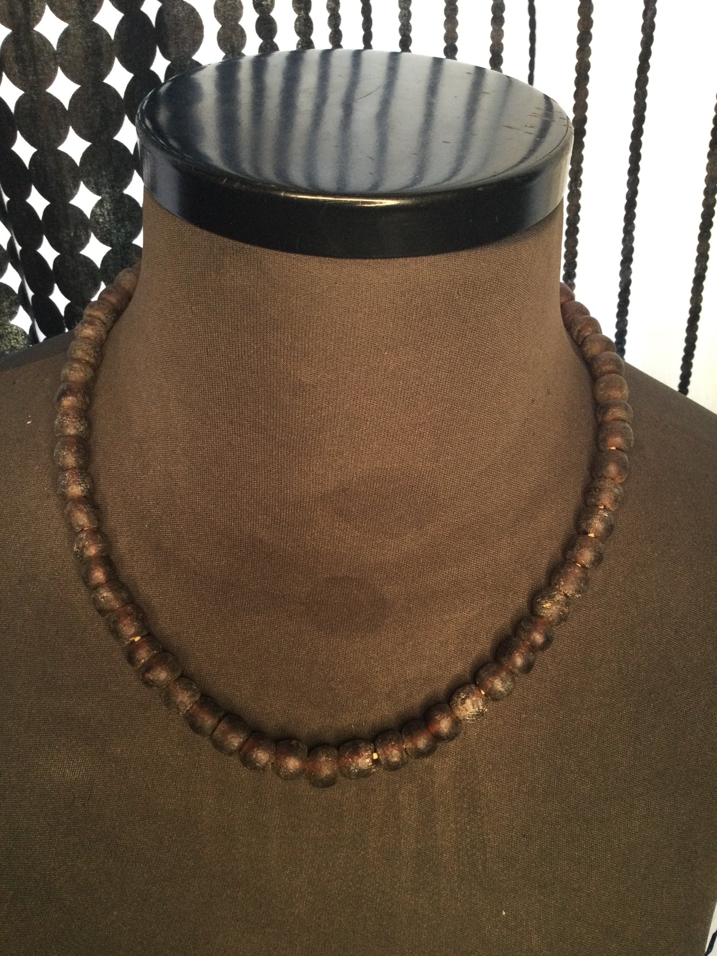Glass beads necklaces
