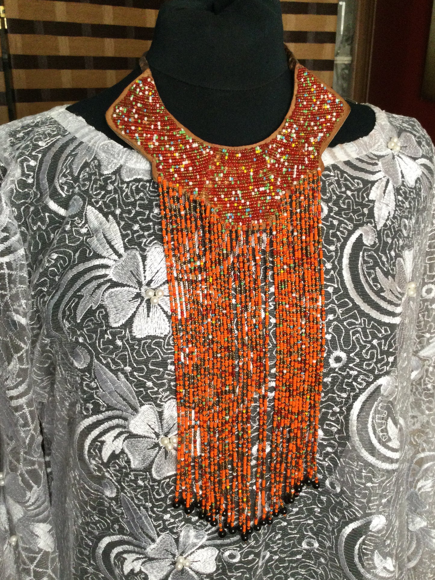 Orange Multi South African Necklace