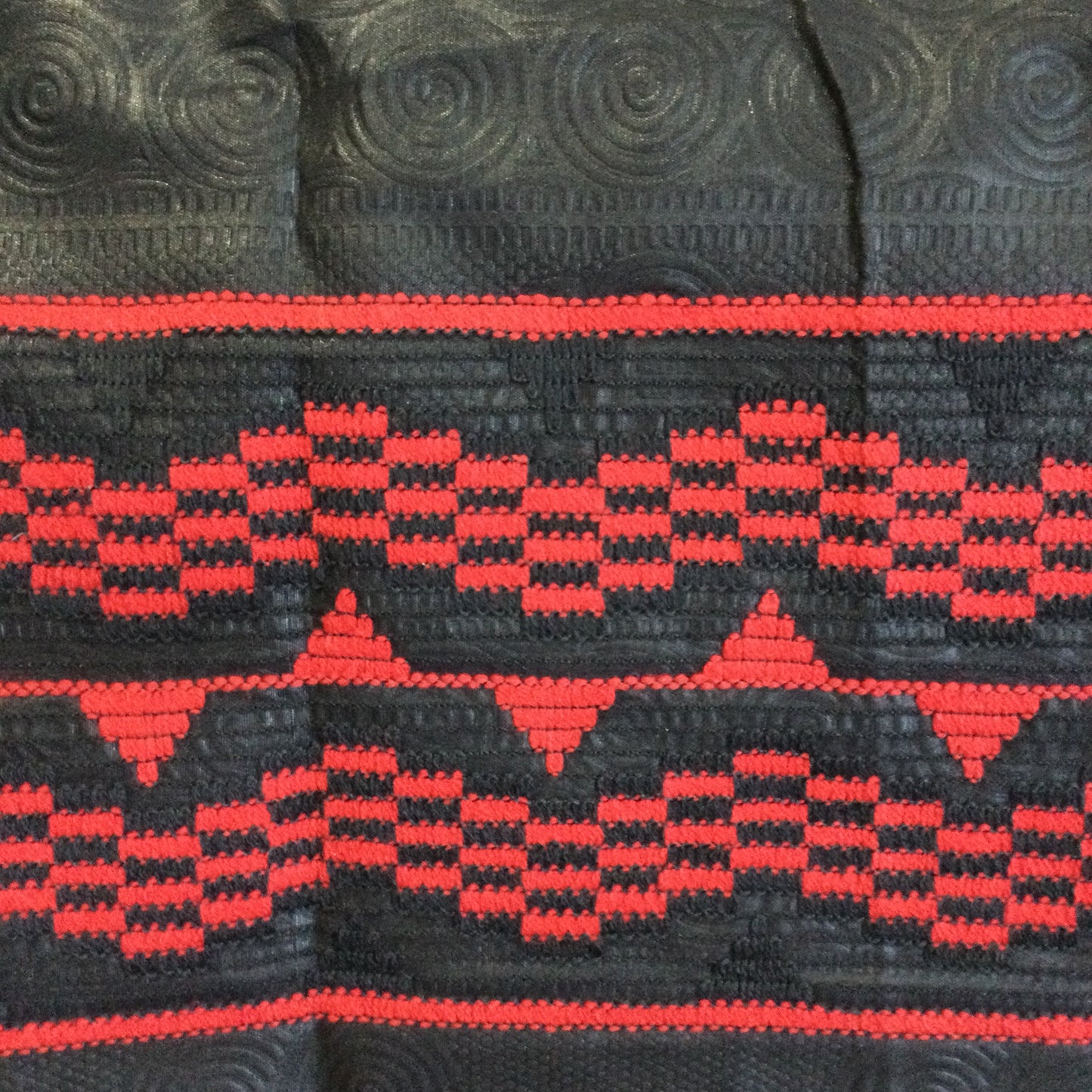 Red Adinkra lux print#21