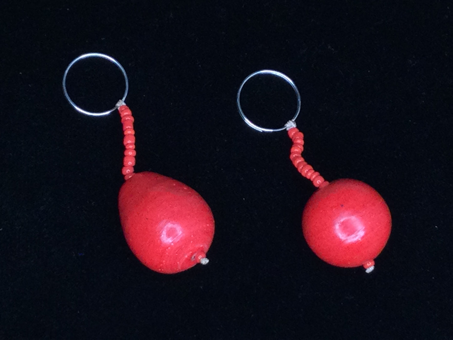 Red key holder